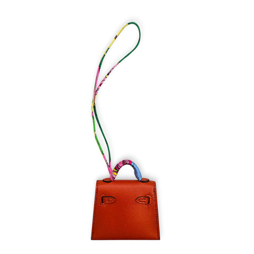 Kelly Twilly Charm Terre Battue Bag Accessory in Tadelakt Gold hardware CL2512-18209 2