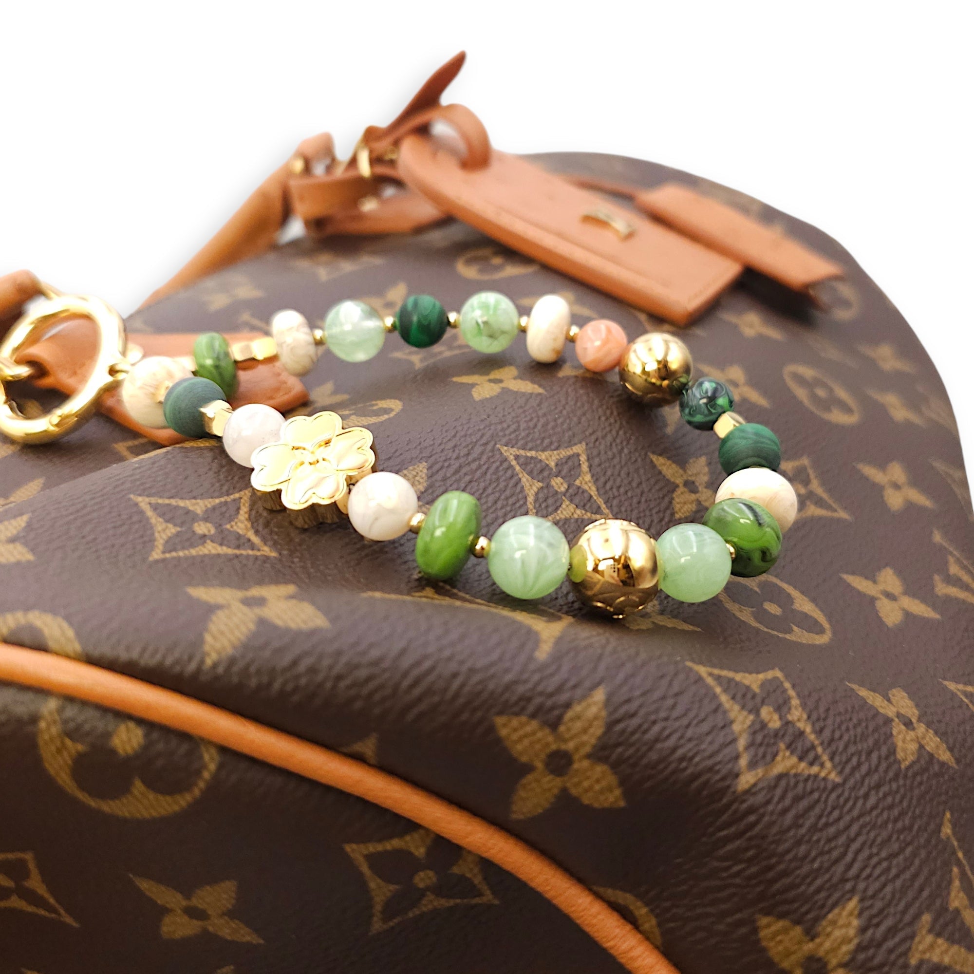 Speedy Soft 30 cm Crafty with Ostrich Leather Brown Shoulder Bag in Ostrich Gold hardware CL2512-18244 14