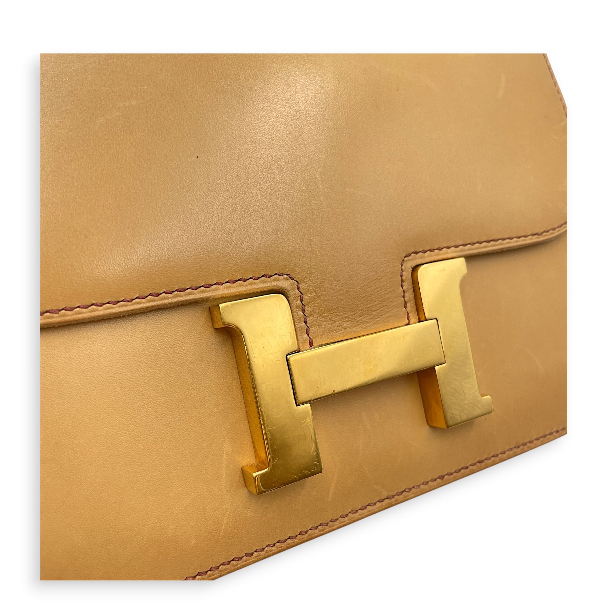 Constance 18 Natural Sable in Veau Butler Gold hardware CL2512-18246 11