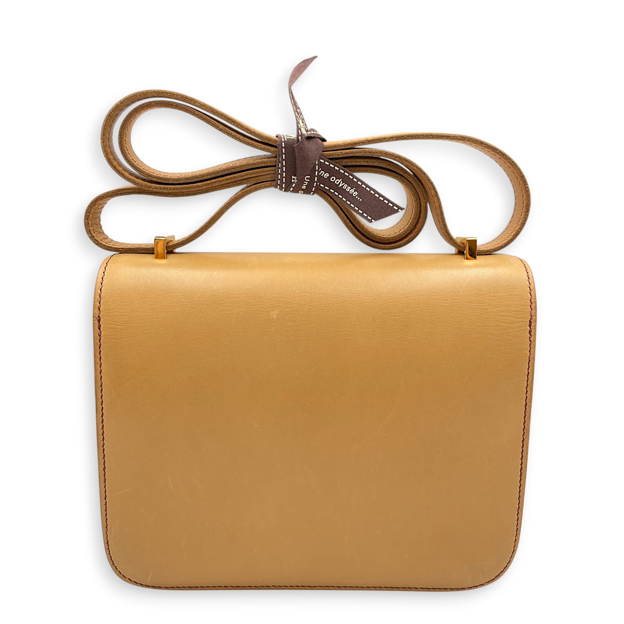 Constance 18 Natural Sable in Veau Butler Gold hardware CL2512-18246 2
