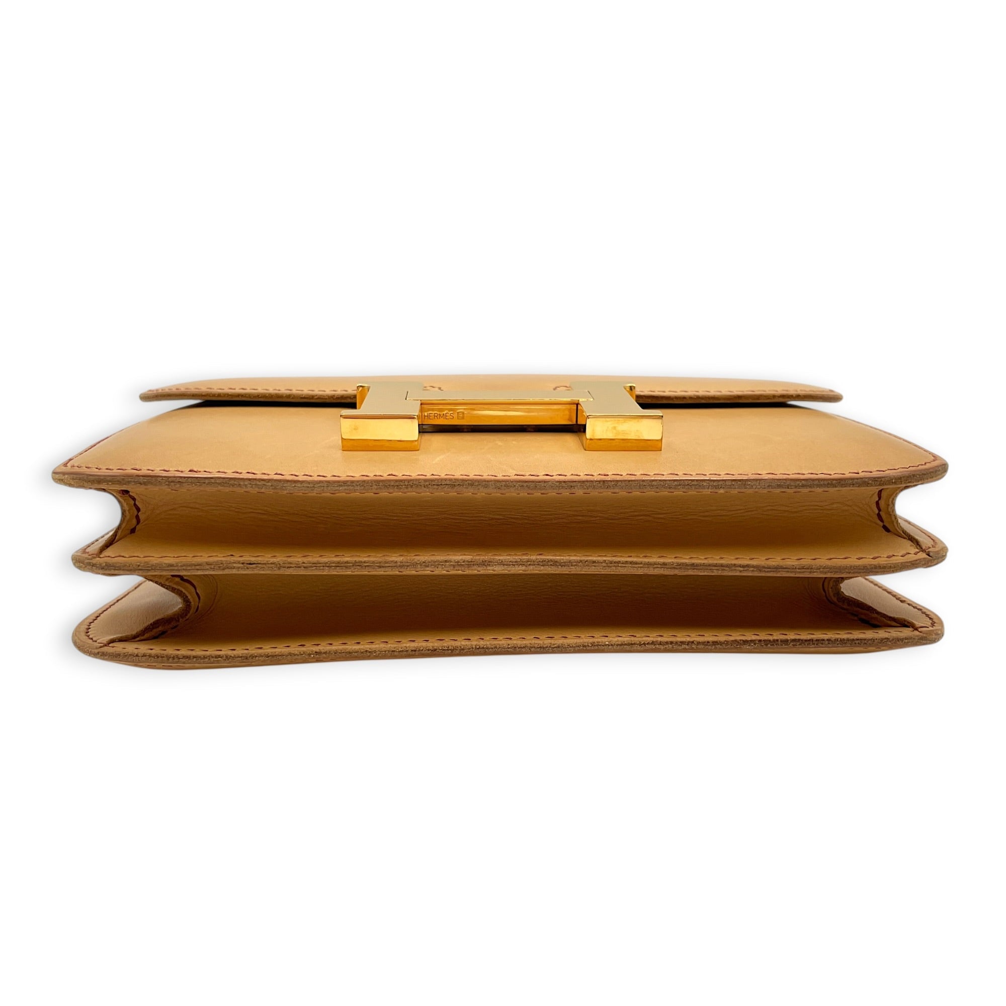 Constance 18 Natural Sable in Veau Butler Gold hardware CL2512-18246 5