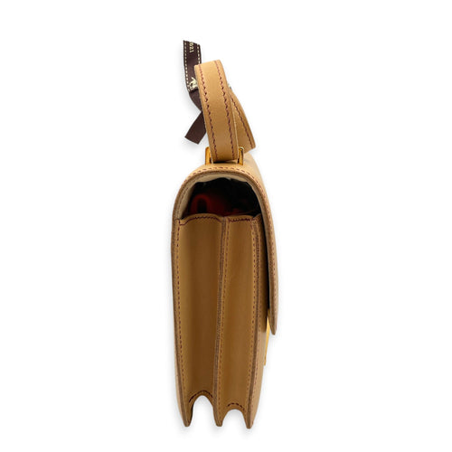 Constance 18 Natural Sable in Veau Butler Gold hardware CL2512-18246 6