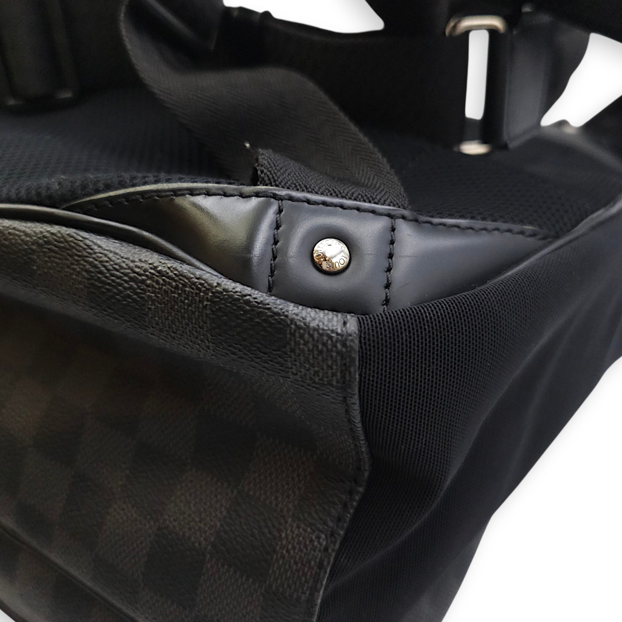 Michael Damier Graphite Grey Backpack in Canvas Silver hardware CL2512-18252 10