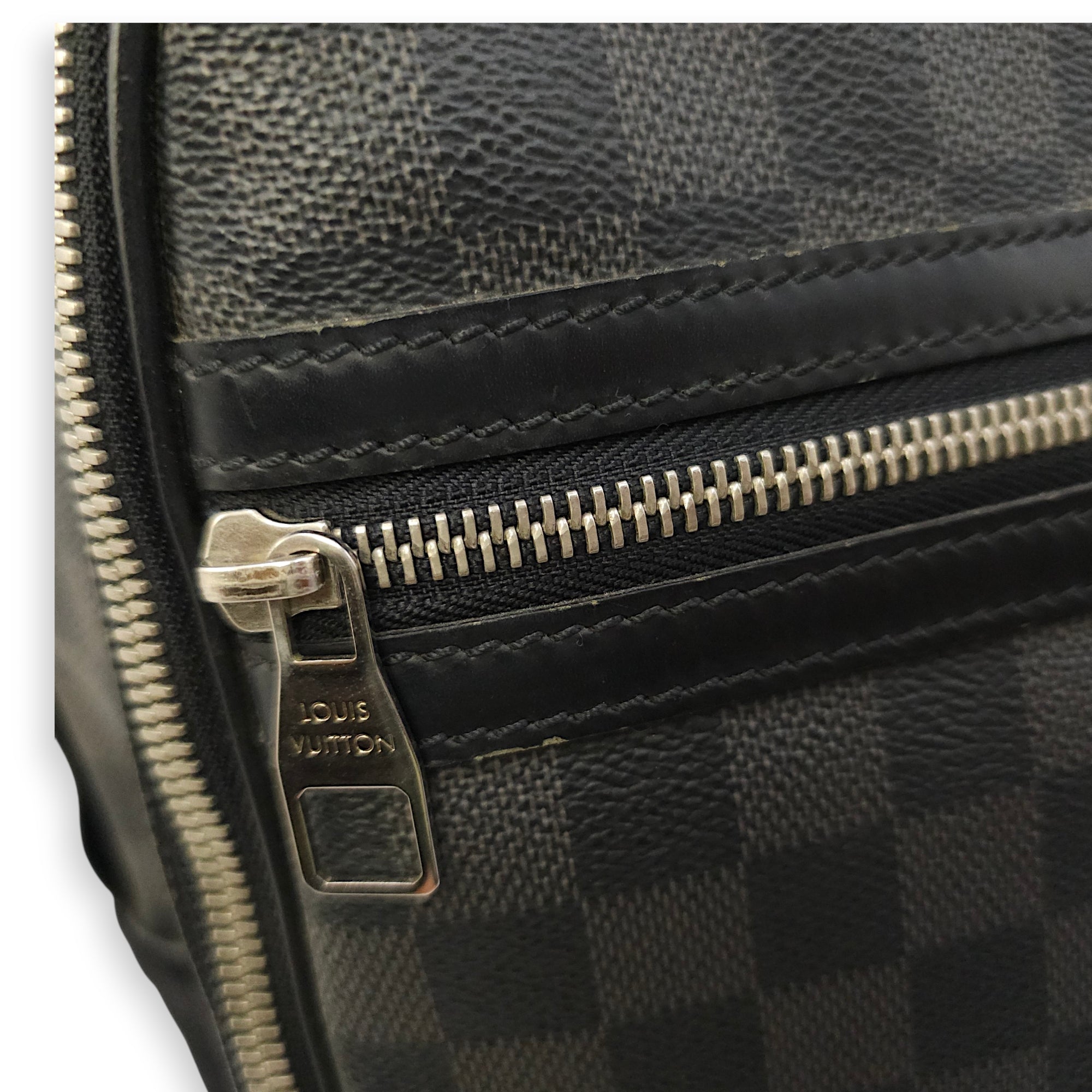 Michael Damier Graphite Grey Backpack in Canvas Silver hardware CL2512-18252 12