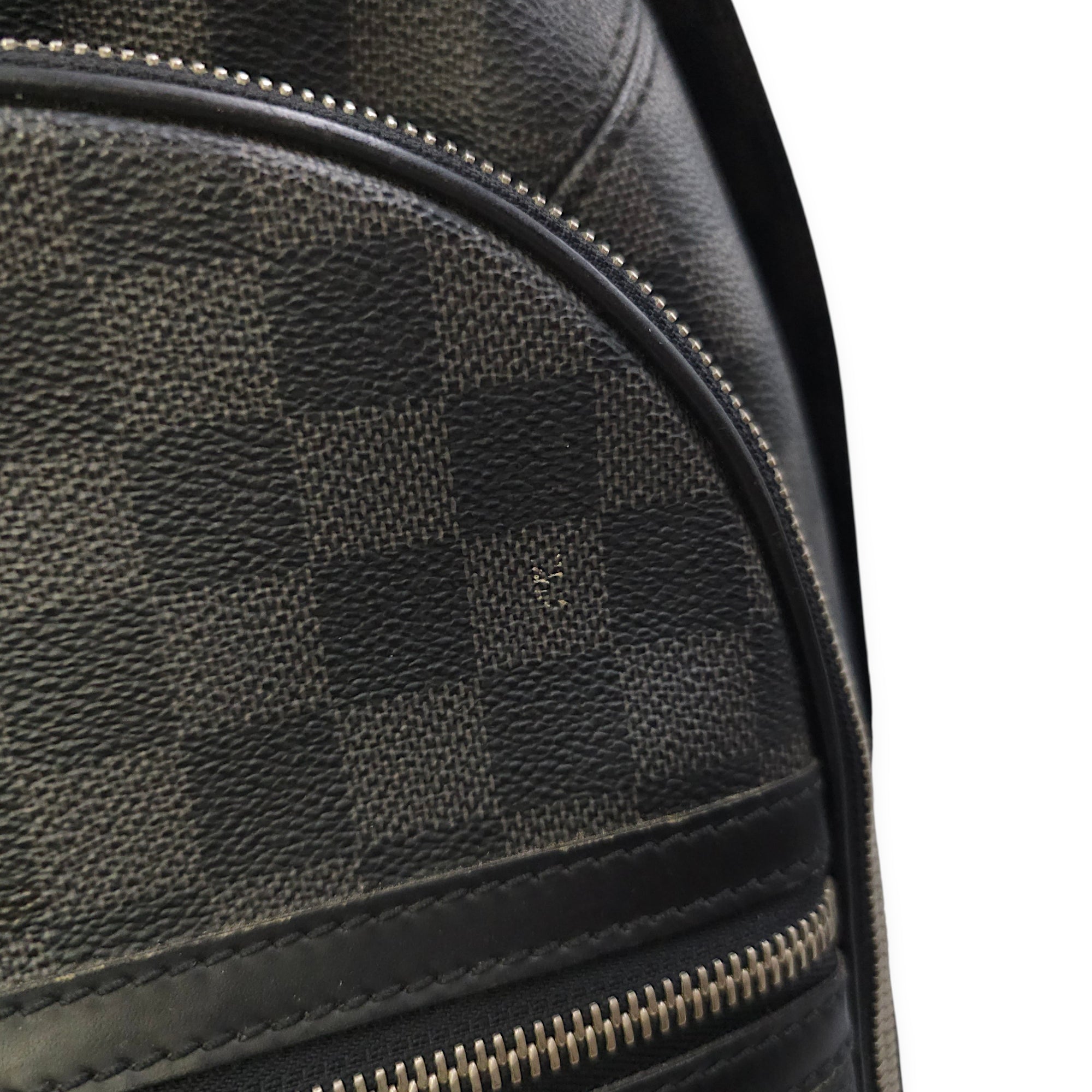 Michael Damier Graphite Grey Backpack in Canvas Silver hardware CL2512-18252 7