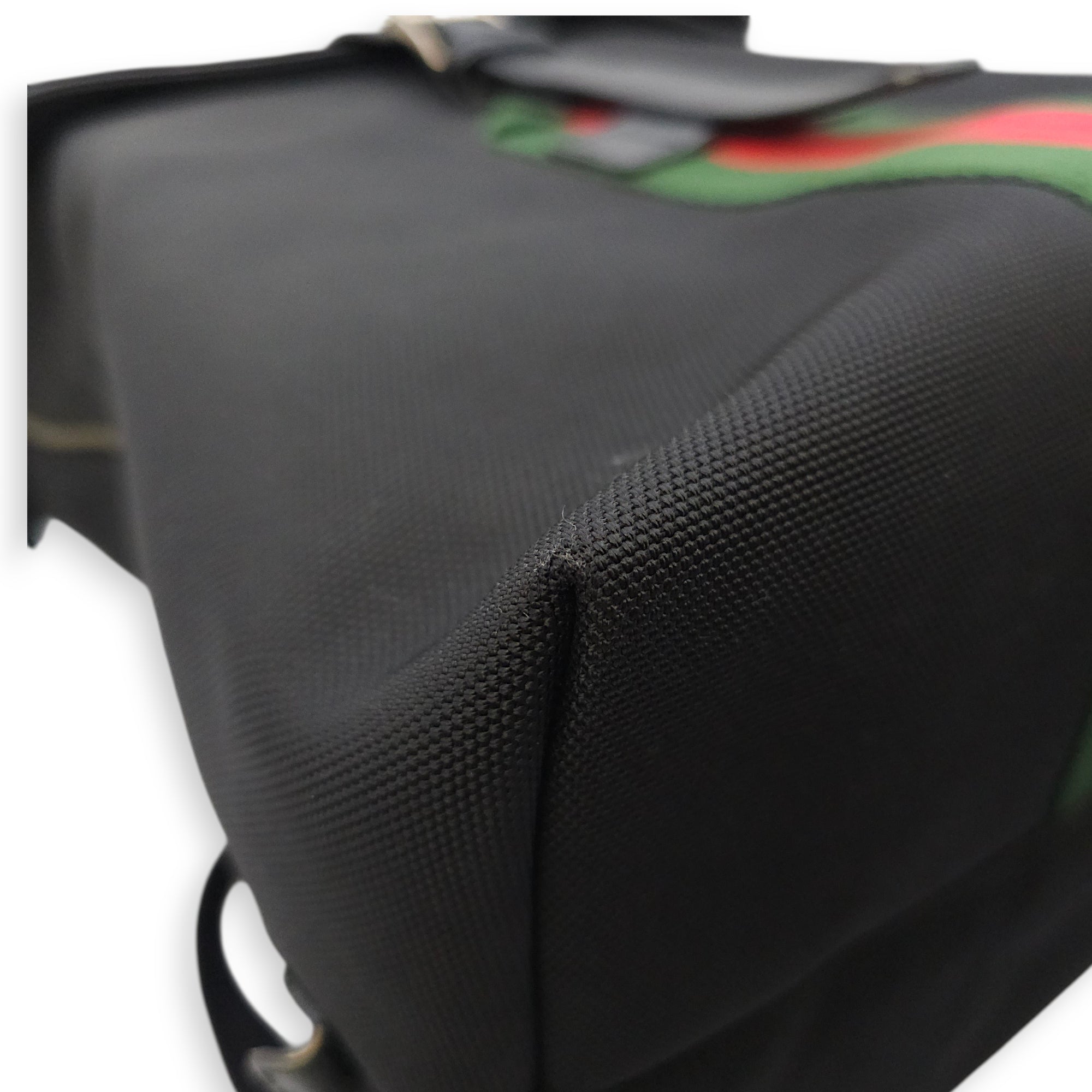 Techno Black Backpack in Canvas Silver hardware CL2512-18254 11