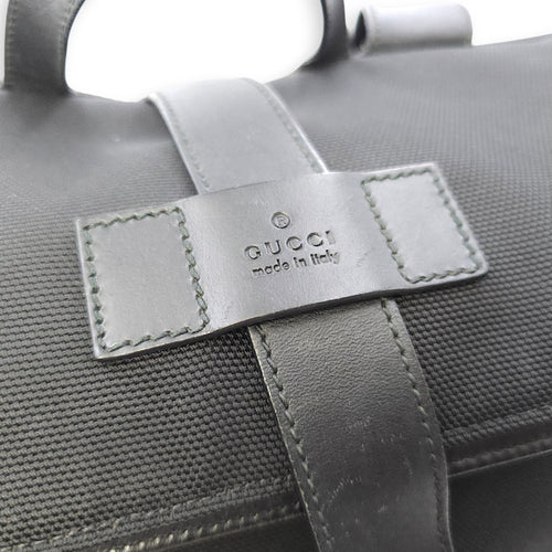 Techno Black Backpack in Canvas Silver hardware CL2512-18254 13