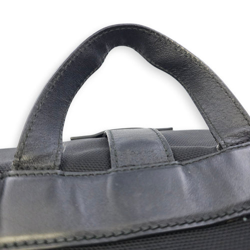 Techno Black Backpack in Canvas Silver hardware CL2512-18254 14