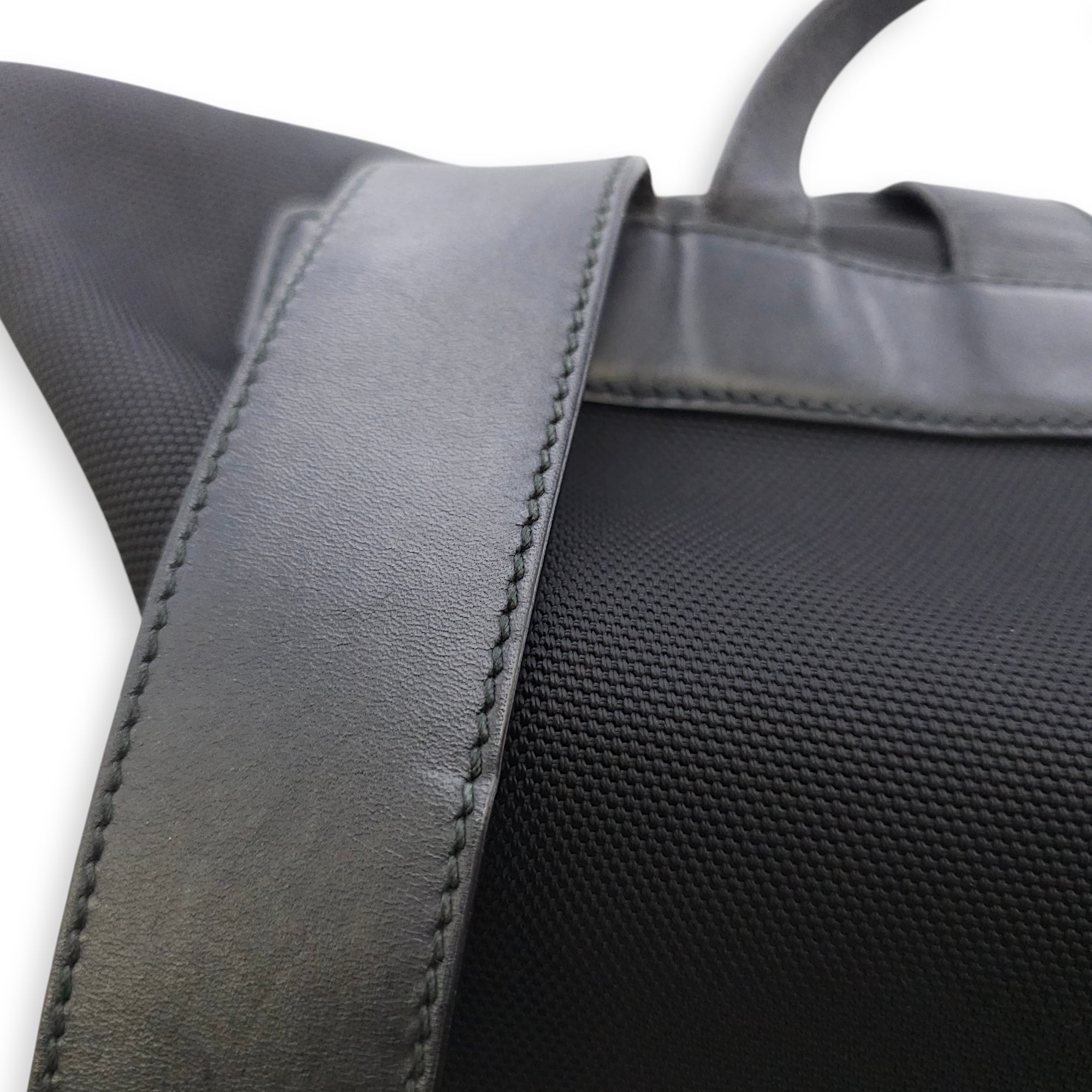 Techno Black Backpack in Canvas Silver hardware CL2512-18254 16