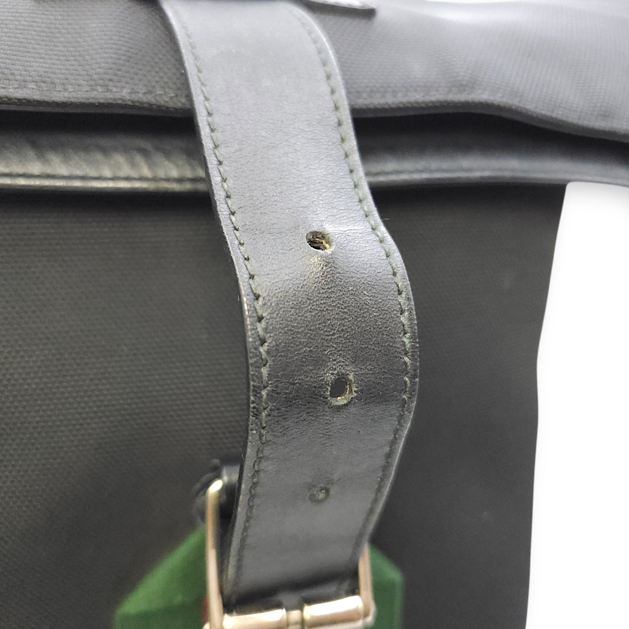 Techno Black Backpack in Canvas Silver hardware CL2512-18254 17