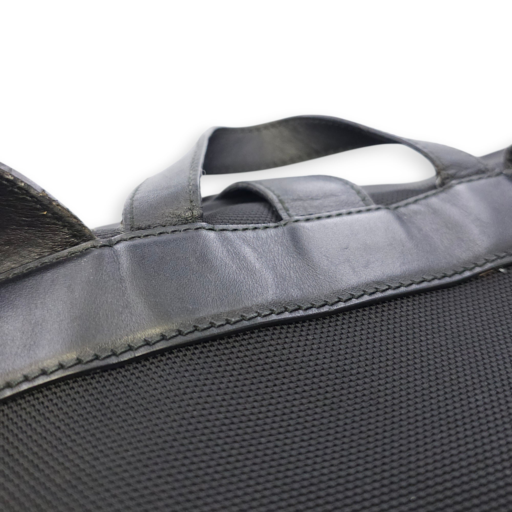 Techno Black Backpack in Canvas Silver hardware CL2512-18254 18