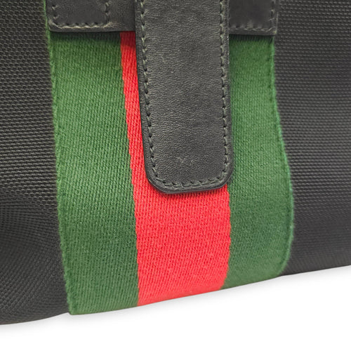 Techno Black Backpack in Canvas Silver hardware CL2512-18254 20