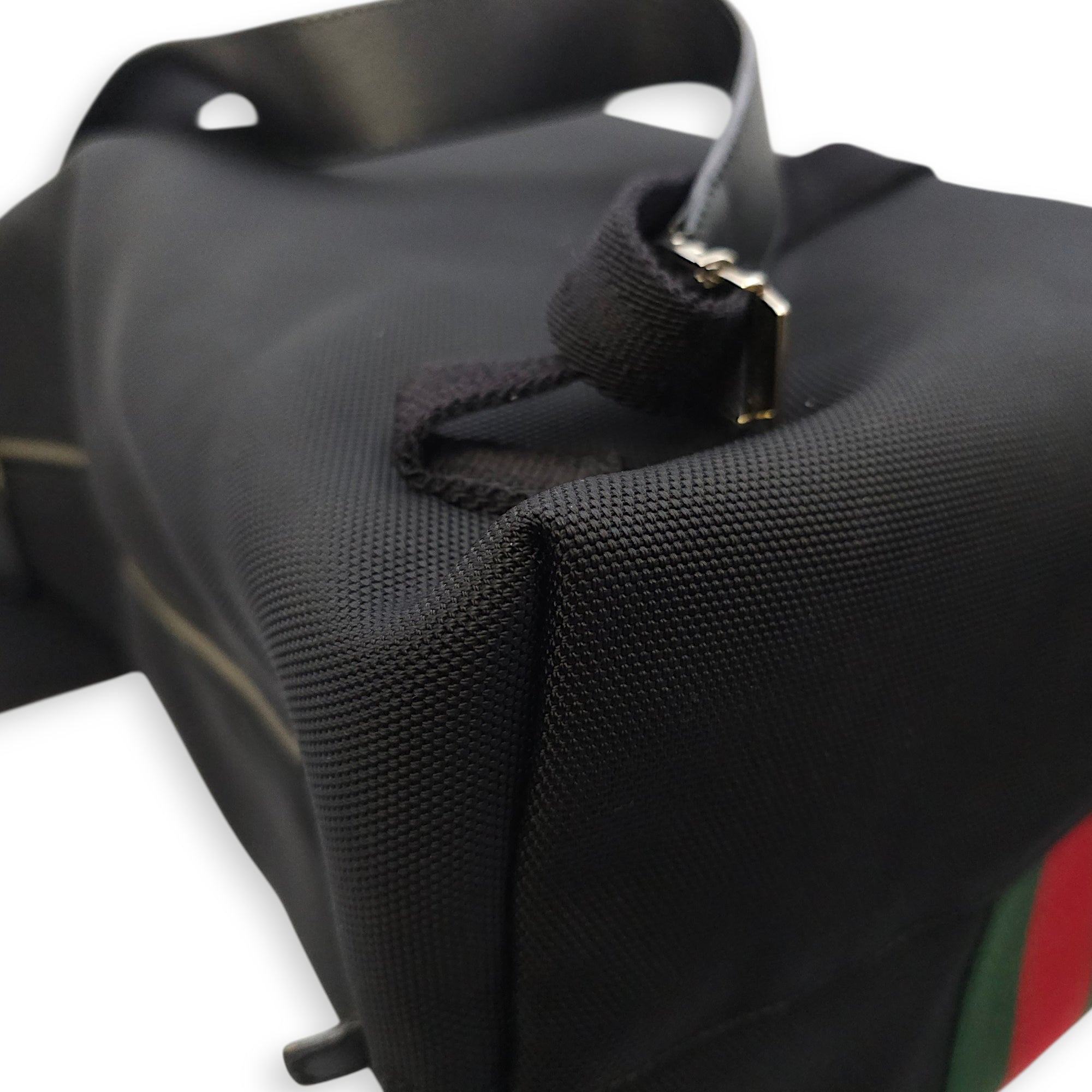 Techno Black Backpack in Canvas Silver hardware CL2512-18254 8