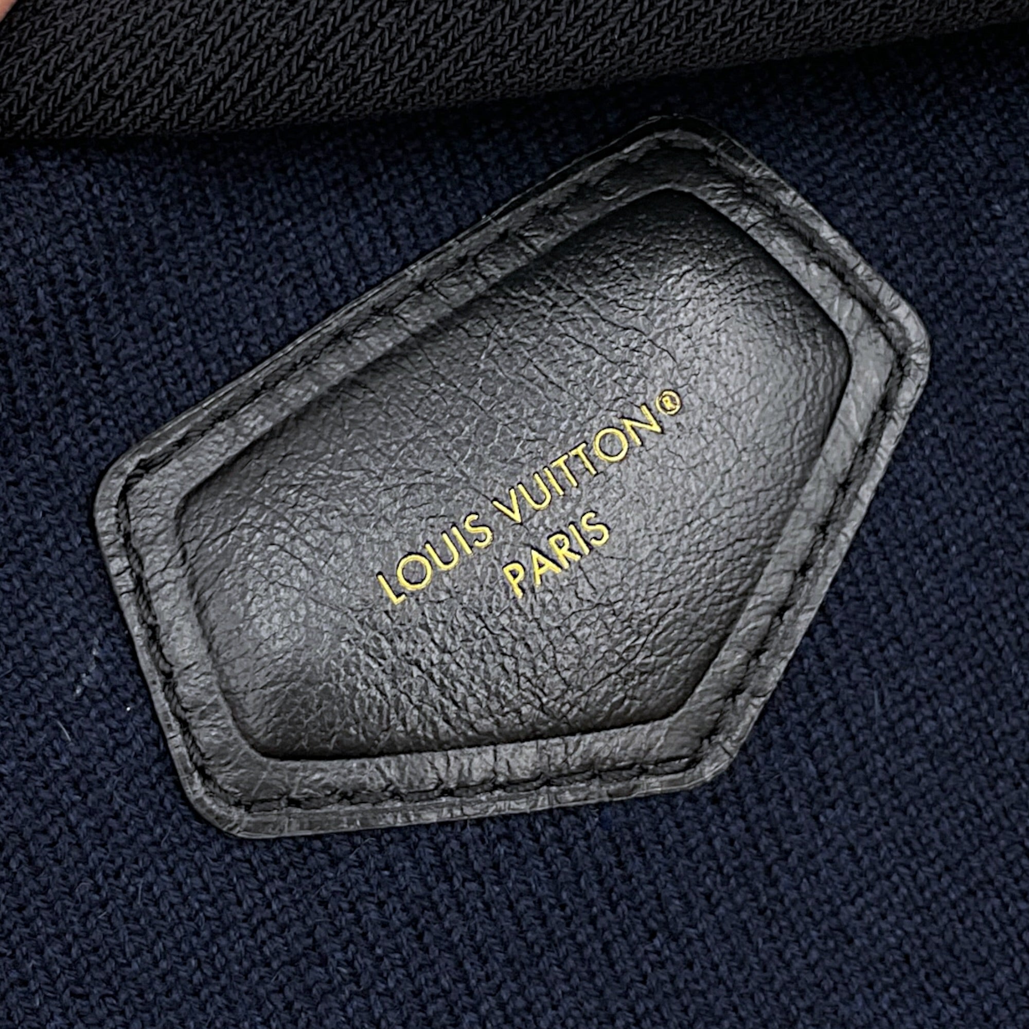LV Navy Blue & Black Leather -paneled Skirt XS Blue Ready-To-Wear in Polyester CL2512-18259 4