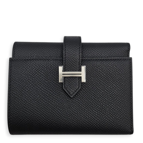 Bearn Combine Black Wallet in Epsom Palladium hardware