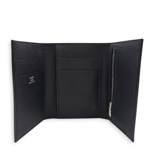 Bearn Combine Black Wallet in Epsom Palladium hardware