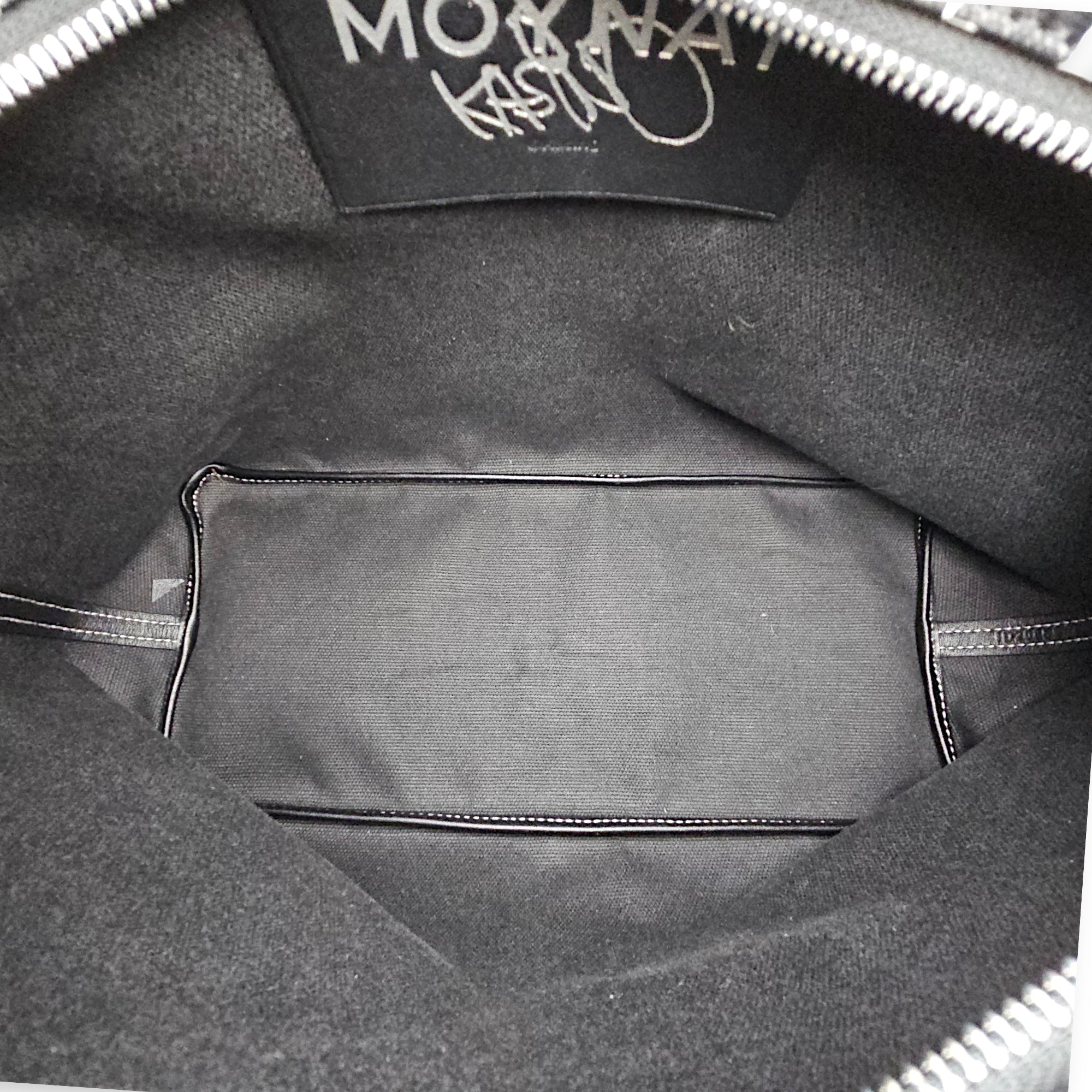 Labubu Hobo Black Shoulder Bag in Canvas Silver hardware CL2512-18271 6