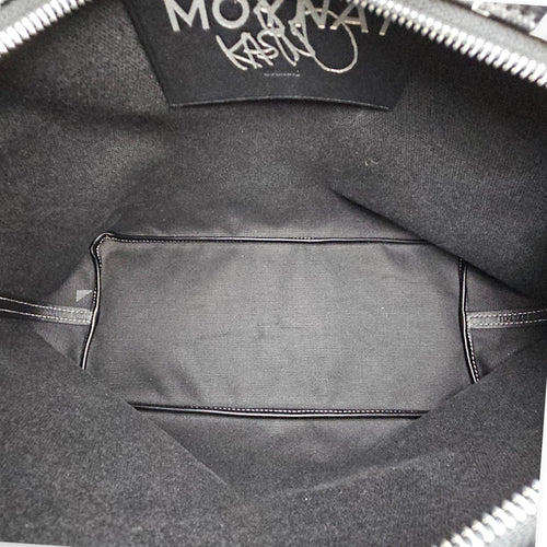 Labubu Hobo Black Shoulder Bag in Canvas Silver hardware CL2512-18271 6