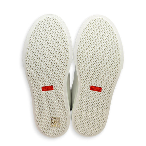 Day Sneaker. Sz: 38.5 White Sneakers in Calfskin Permabrass hardware CL2512-18278 2