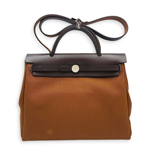 Herbag 31 Alezan/Blue Outremer/Ebene in Vache Hunter/Toile Palladium hardware CL2601-18287 1