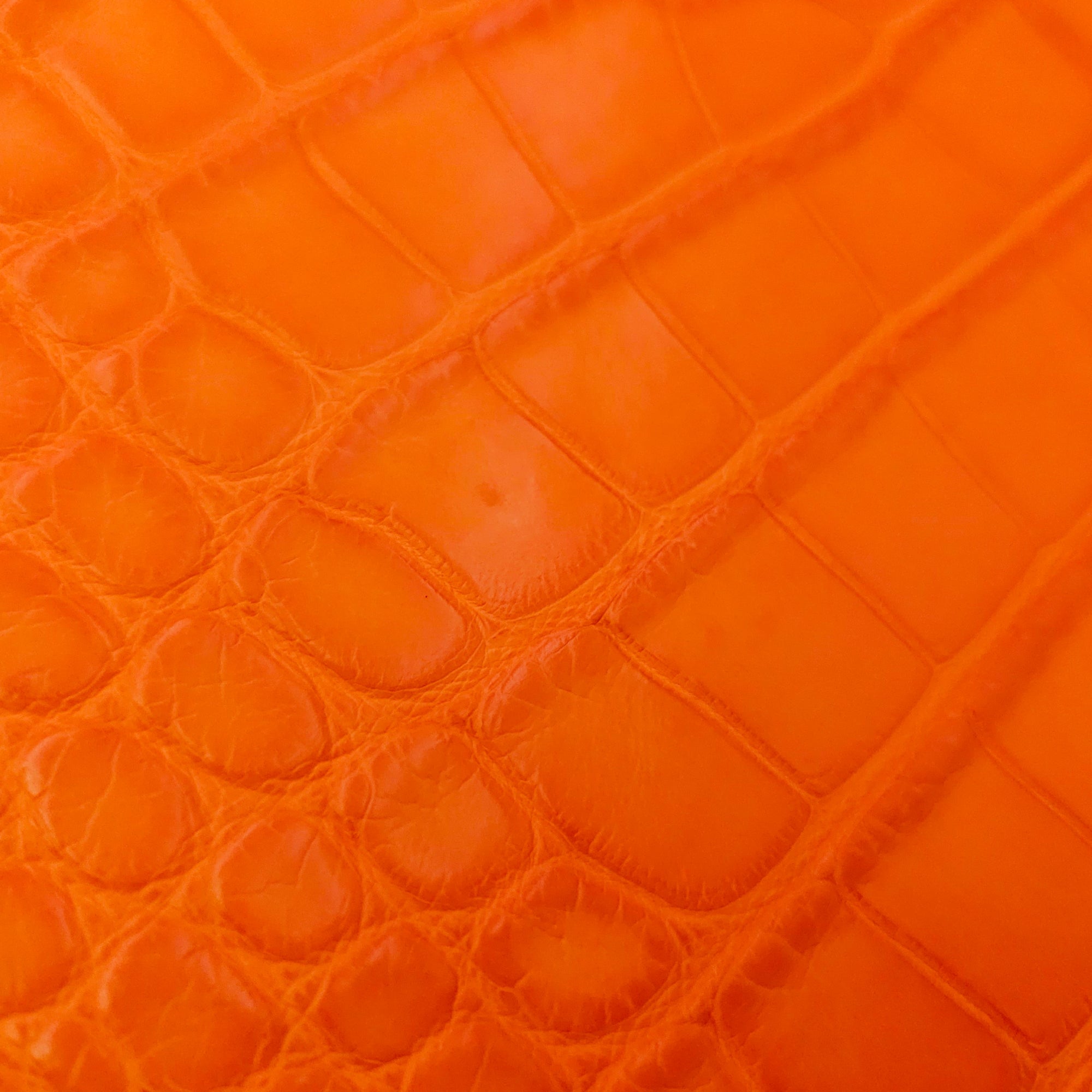 Kelly 32 Orange in Matte Alligator Gold hardware CL2601-18291 11