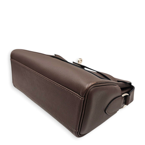 Kelly Messenger PM Ecorce in Evercolor Palladium hardware CL2601-18294 11