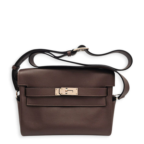 Kelly Messenger PM Ecorce in Evercolor Palladium hardware CL2601-18294 12