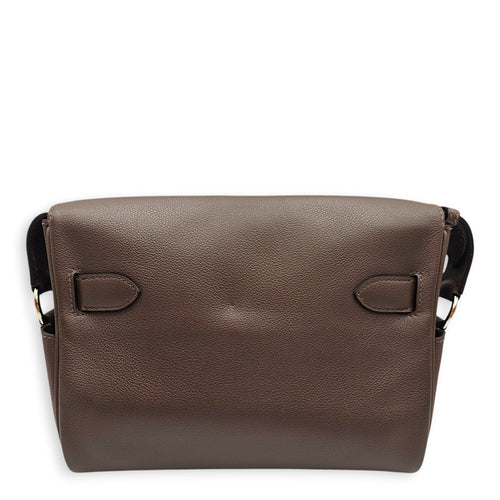 Kelly Messenger PM Ecorce in Evercolor Palladium hardware CL2601-18294 2