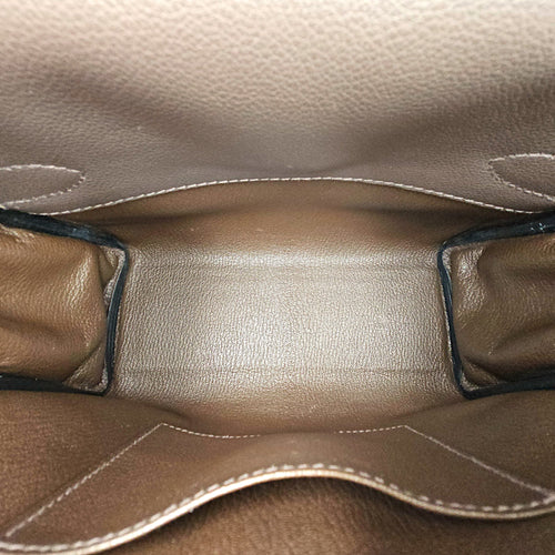 Kelly Messenger PM Ecorce in Evercolor Palladium hardware CL2601-18294 6