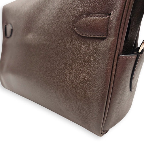 Kelly Messenger PM Ecorce in Evercolor Palladium hardware CL2601-18294 8