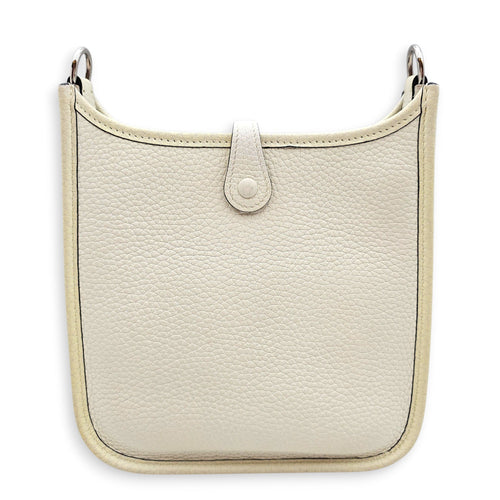 Evelyne Mini New white in Clemence Palladium hardware CL2601-18302 2