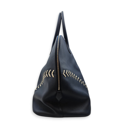 Bolide 1923 Baseball 45 Blue de malte/Blanc in Evercolor Palladium hardware CL2601-18312 4