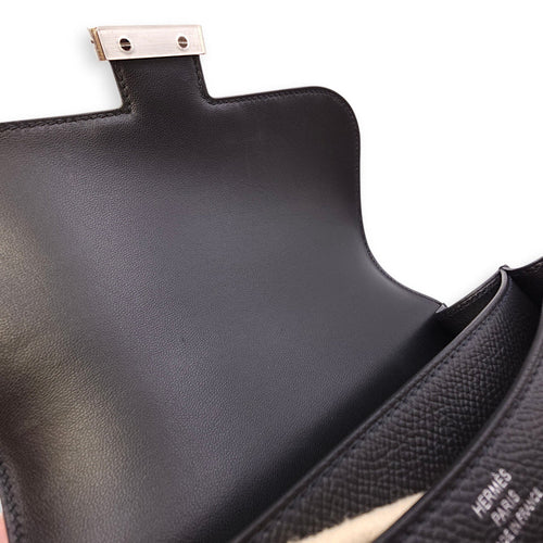 Constance 18 Black in Epsom Palladium hardware CL2601-18345 10