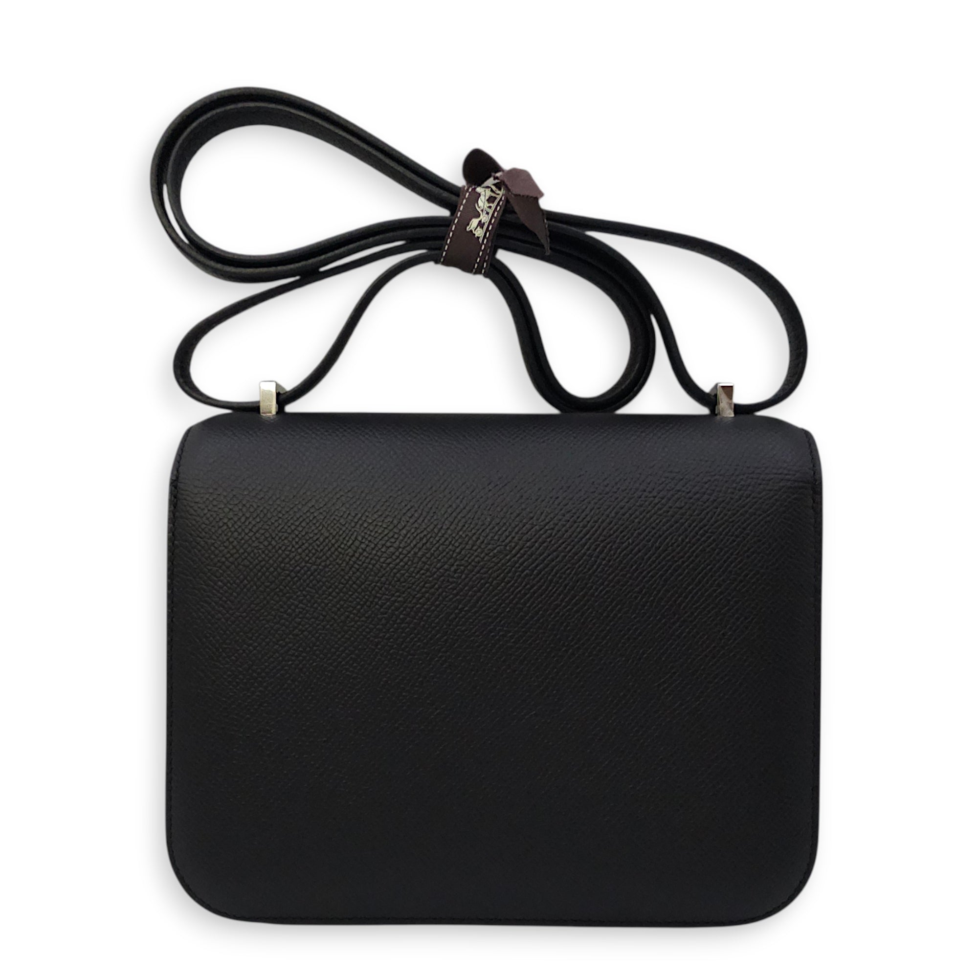 Constance 18 Black in Epsom Palladium hardware CL2601-18345 2