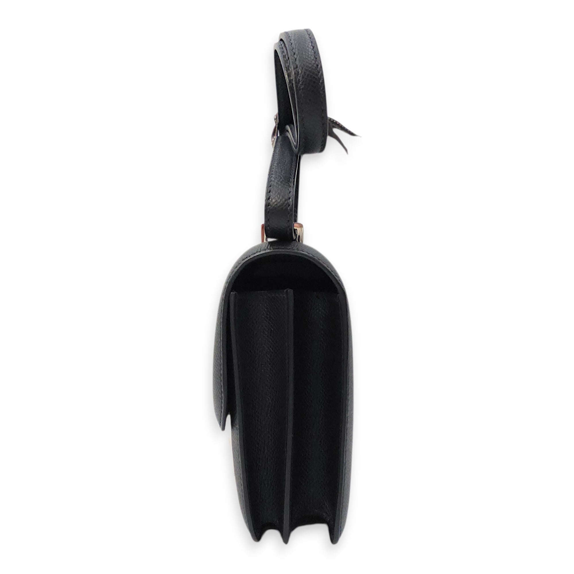 Constance 18 Black in Epsom Palladium hardware CL2601-18345 4