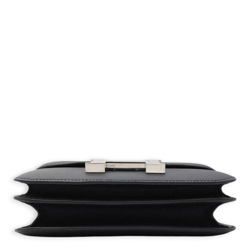 Constance 18 Black in Epsom Palladium hardware CL2601-18345 5