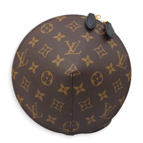 Monogram Toupie Brown Shoulder Bag in Canvas Gold hardware CL2601-18356 1