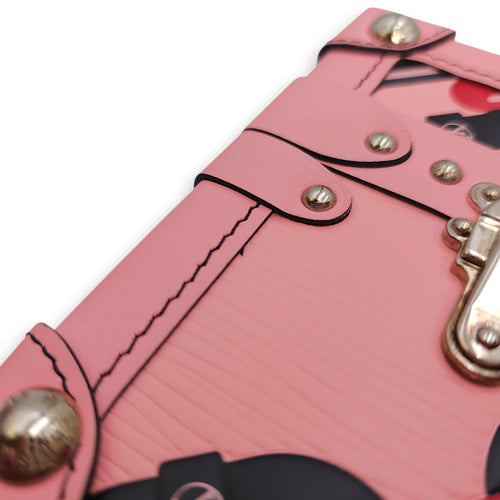 Malle Petite Pink Shoulder Bag in Epi Leather Silver hardware CL2601-18361 13