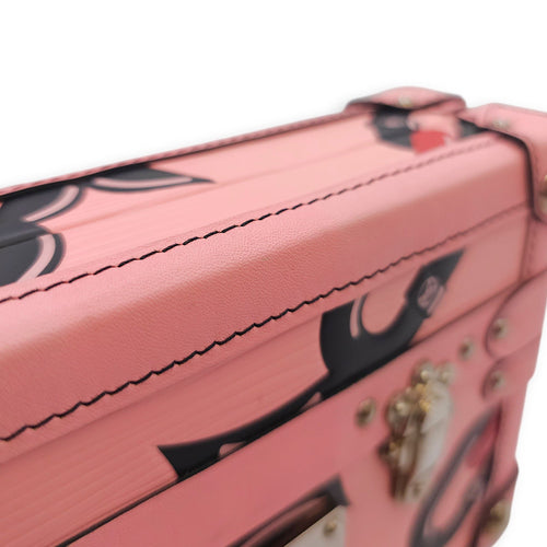 Malle Petite Pink Shoulder Bag in Epi Leather Silver hardware CL2601-18361 15