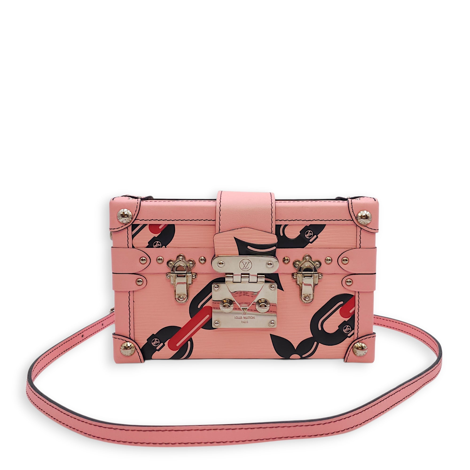 Malle Petite Pink Shoulder Bag in Epi Leather Silver hardware CL2601-18361 18