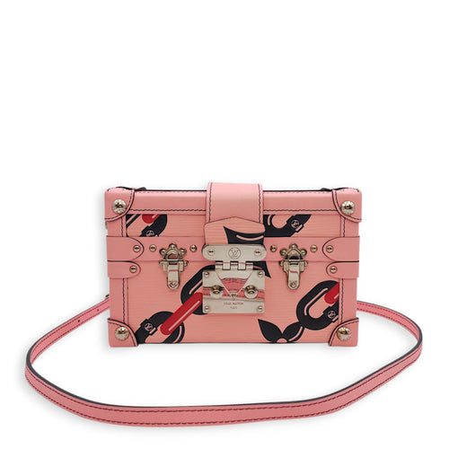 Malle Petite Pink Shoulder Bag in Epi Leather Silver hardware CL2601-18361 18