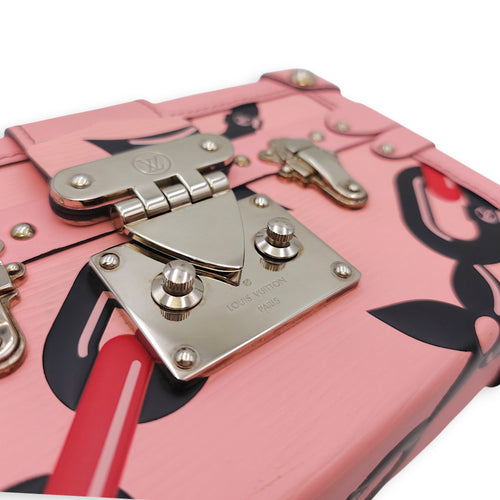 Malle Petite Pink Shoulder Bag in Epi Leather Silver hardware CL2601-18361 7