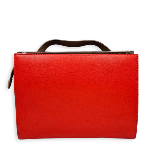 Tri Colour Demi Jour 26 Orange Shoulder Bag in Calfskin Silver hardware CL2601-18380 2