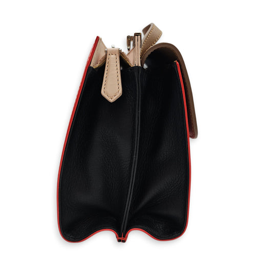 Tri Colour Demi Jour 26 Orange Shoulder Bag in Calfskin Silver hardware CL2601-18380 3
