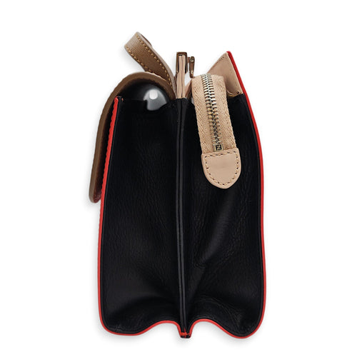 Tri Colour Demi Jour 26 Orange Shoulder Bag in Calfskin Silver hardware CL2601-18380 4