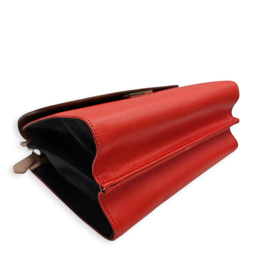 Tri Colour Demi Jour 26 Orange Shoulder Bag in Calfskin Silver hardware CL2601-18380 9