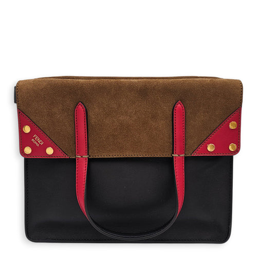 Small Flip Bag Shoulder 24 Black Shoulder Bag in Calfskin Gold hardware CL2601-18387 1