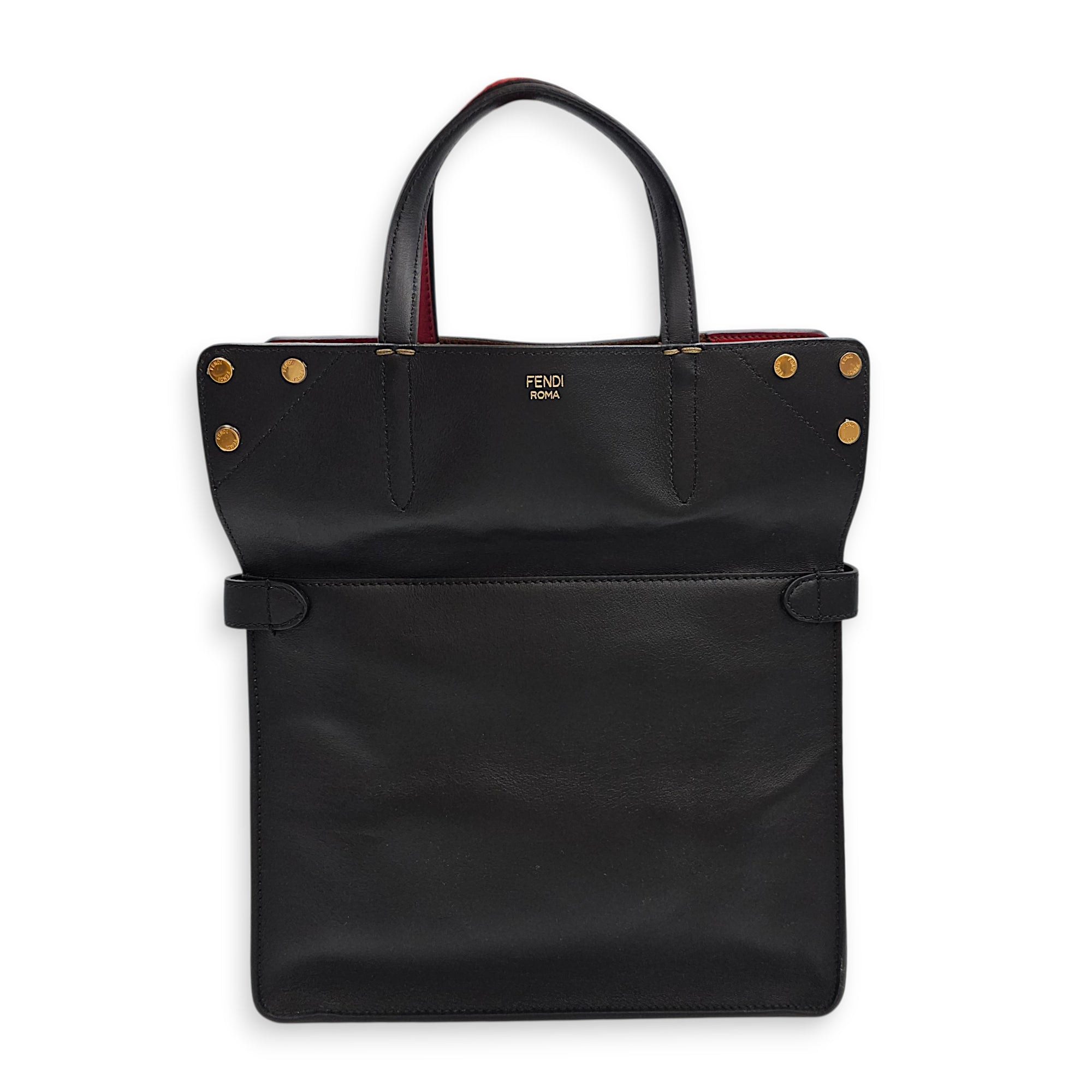 Small Flip Bag Shoulder 24 Black Shoulder Bag in Calfskin Gold hardware CL2601-18387 10