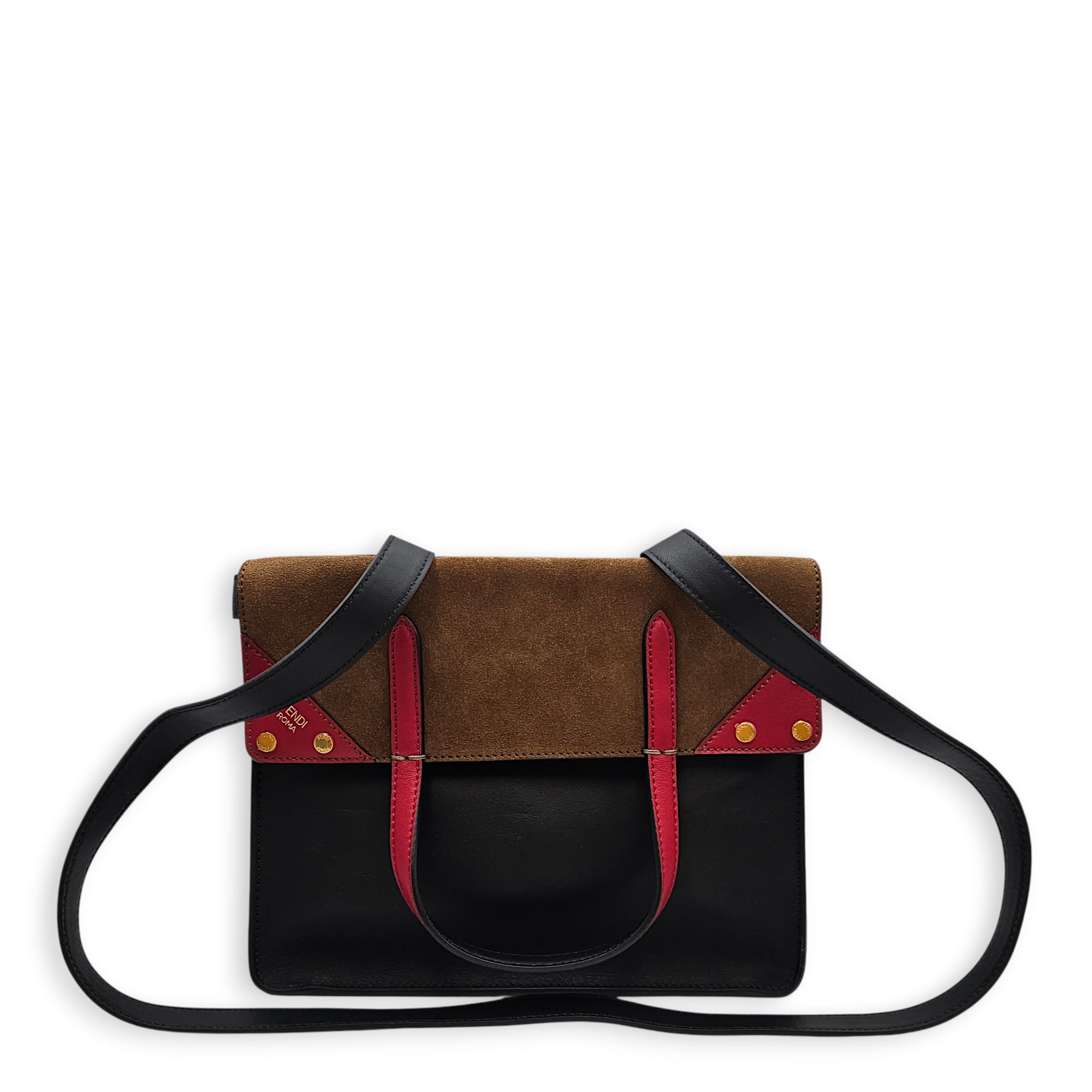 Small Flip Bag Shoulder 24 Black Shoulder Bag in Calfskin Gold hardware CL2601-18387 9