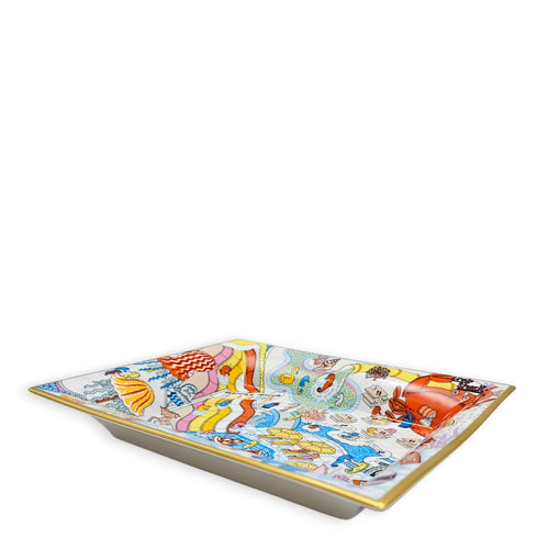 Splash Park Change Tray Grenadine Change tray Gold hardware CL2601-18433 3